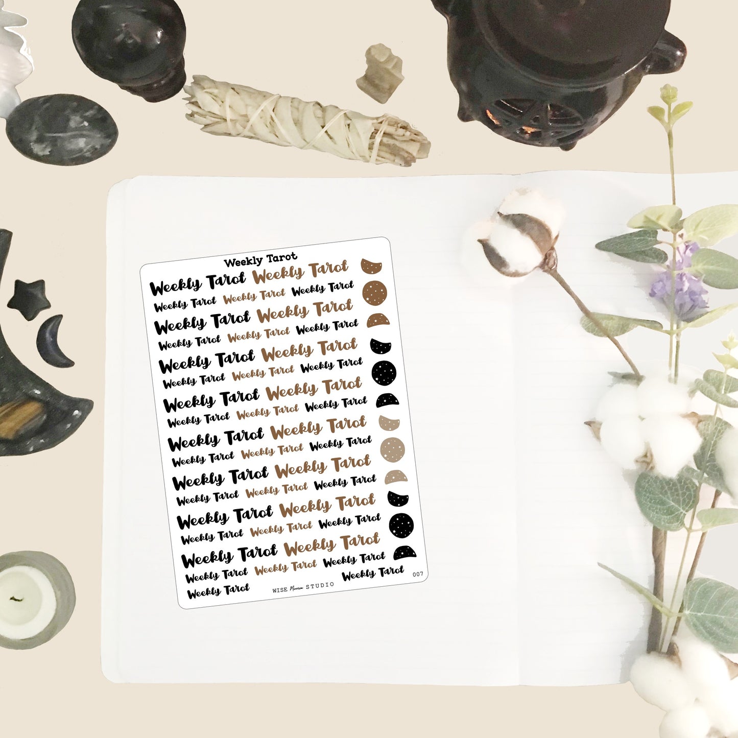 Weekly Tarot Stickers