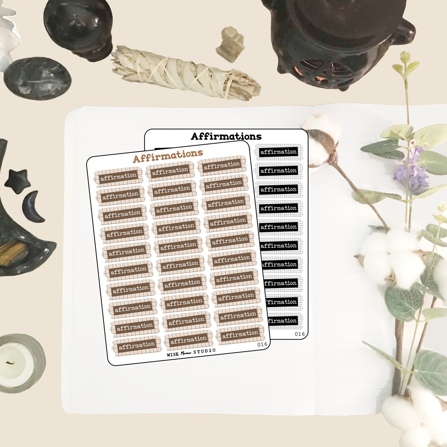 Affirmations Stickers