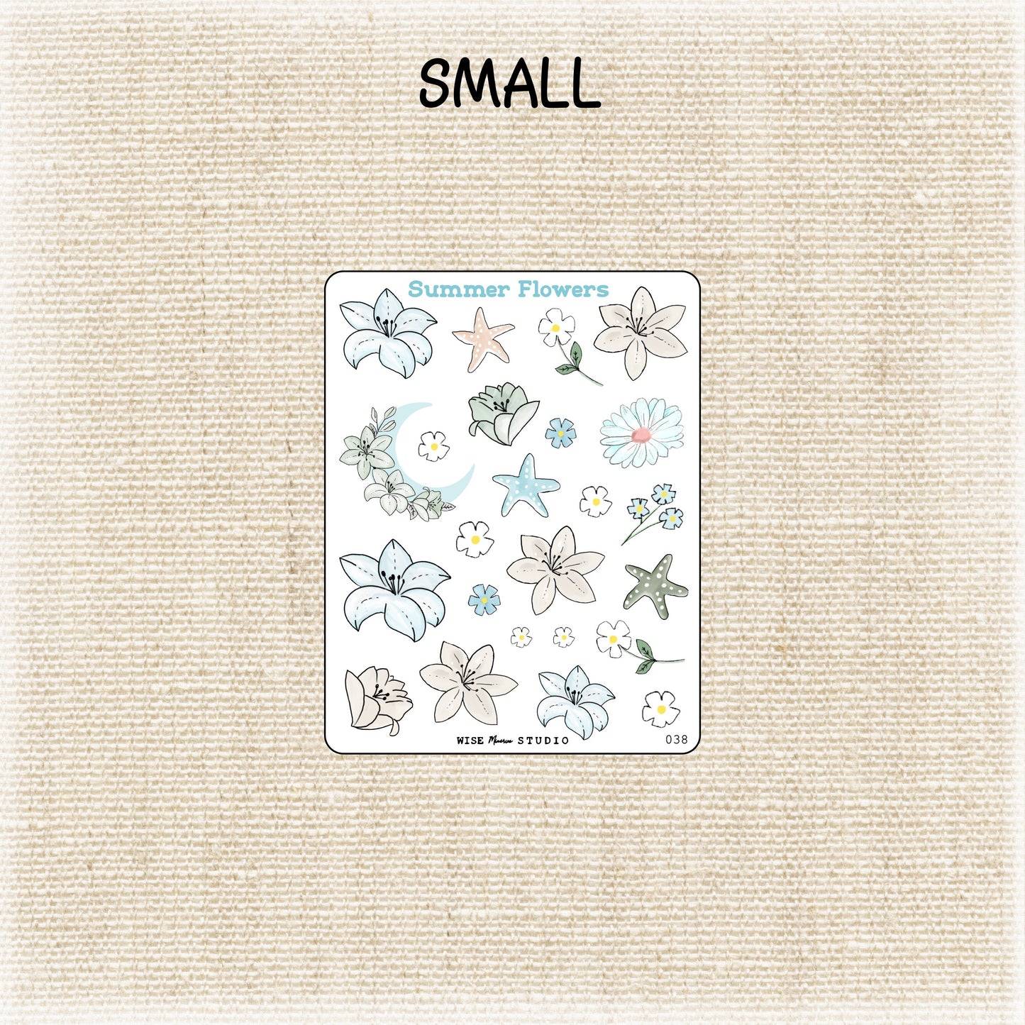 Summer Flowers Stickers