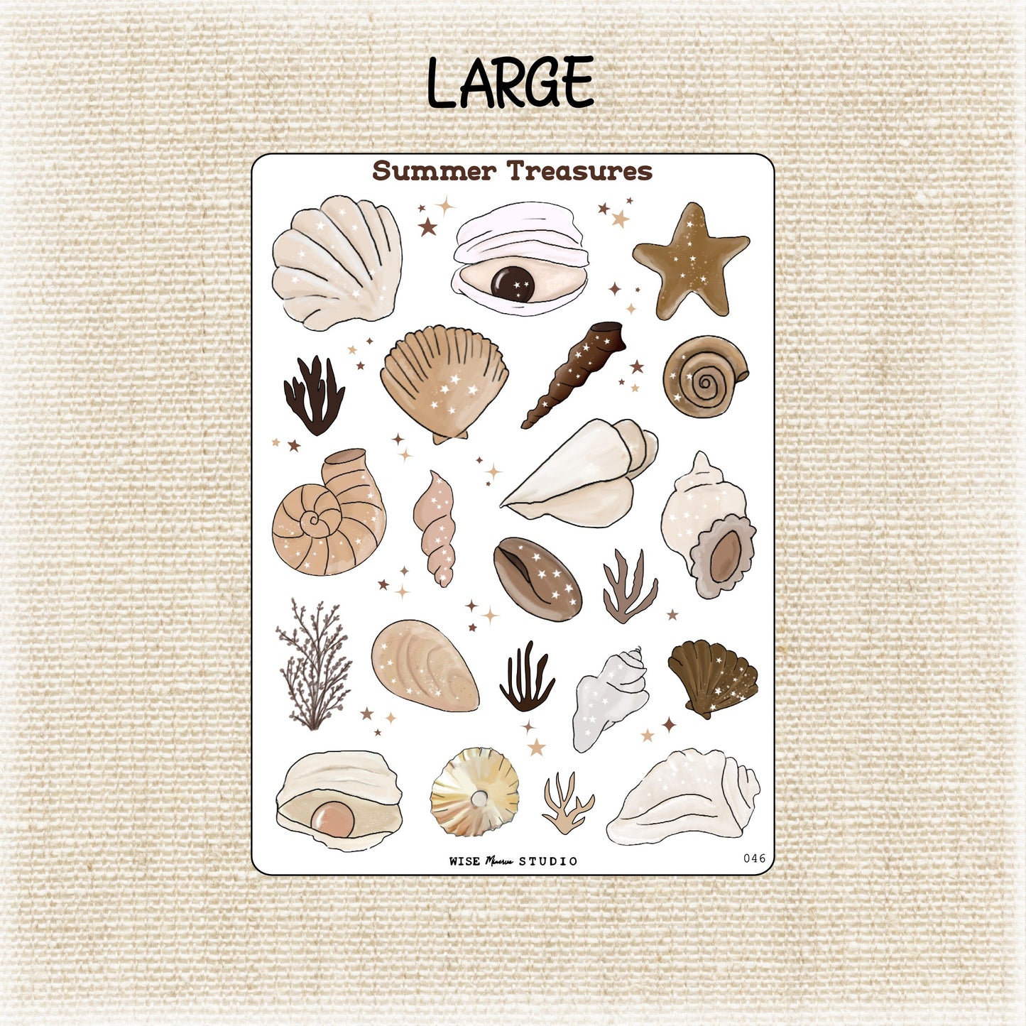 Sea Treasures Stickers