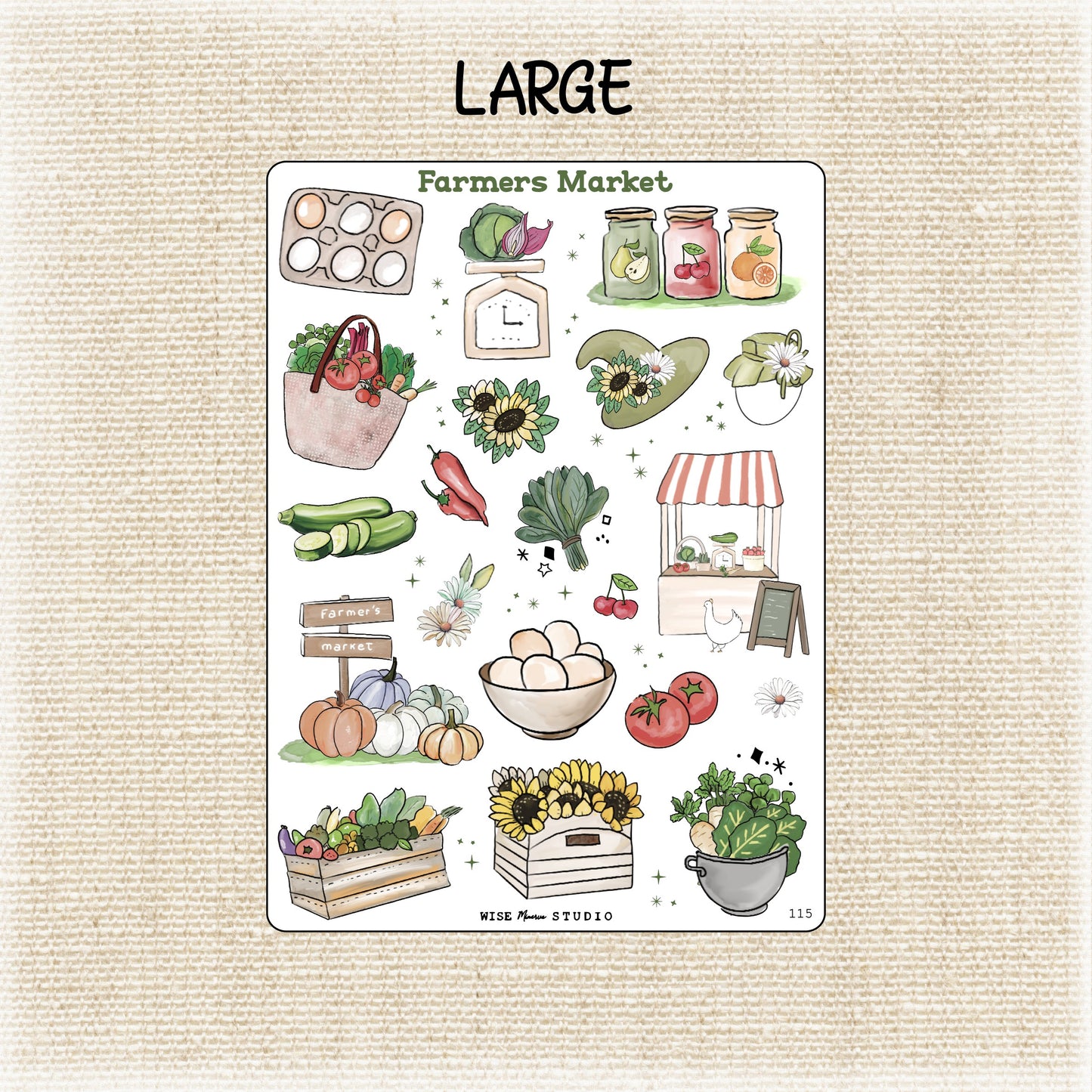 Farmers Market Stickers