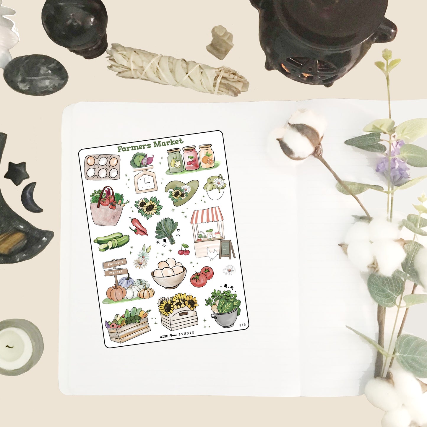 Farmers Market Stickers