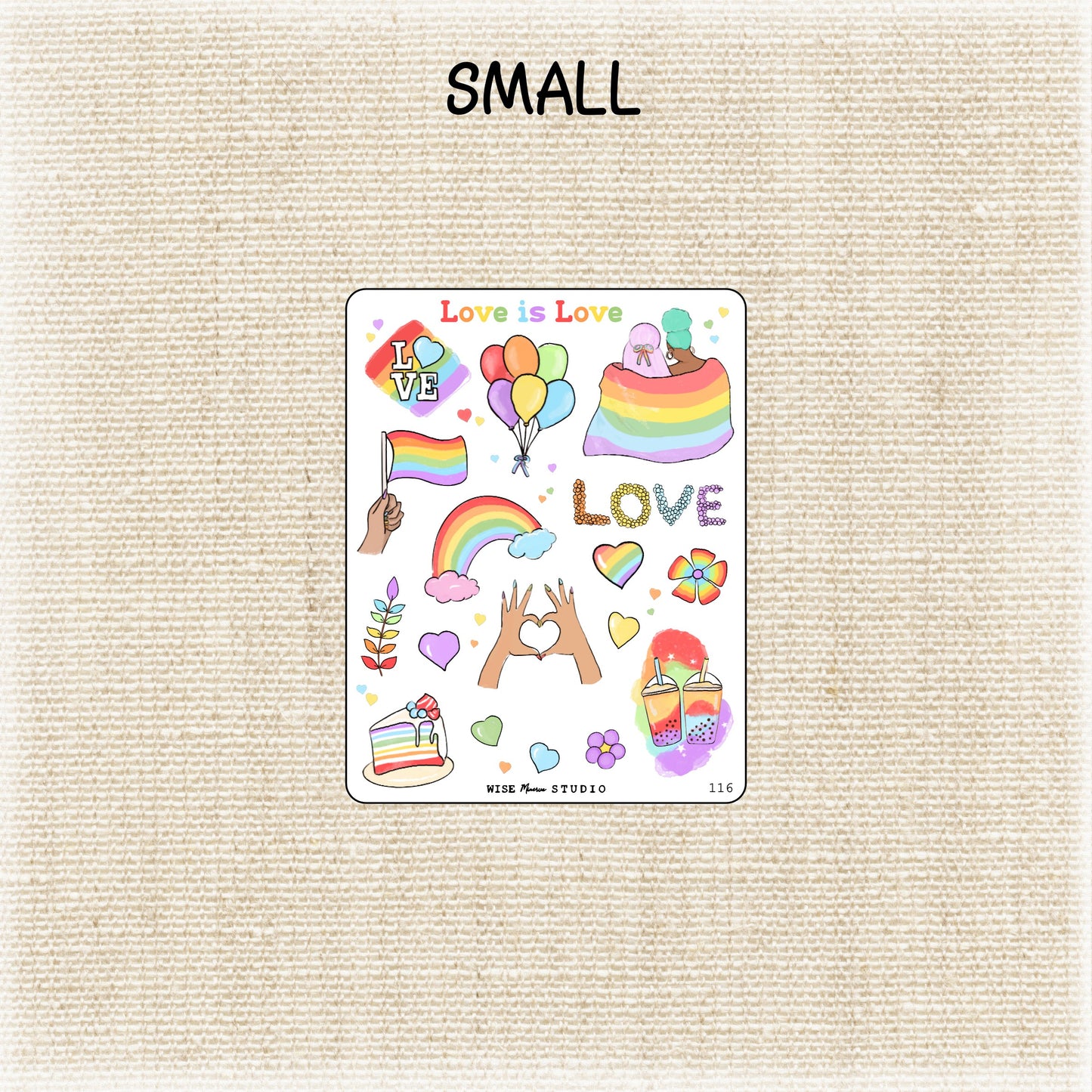 Love is Love Stickers