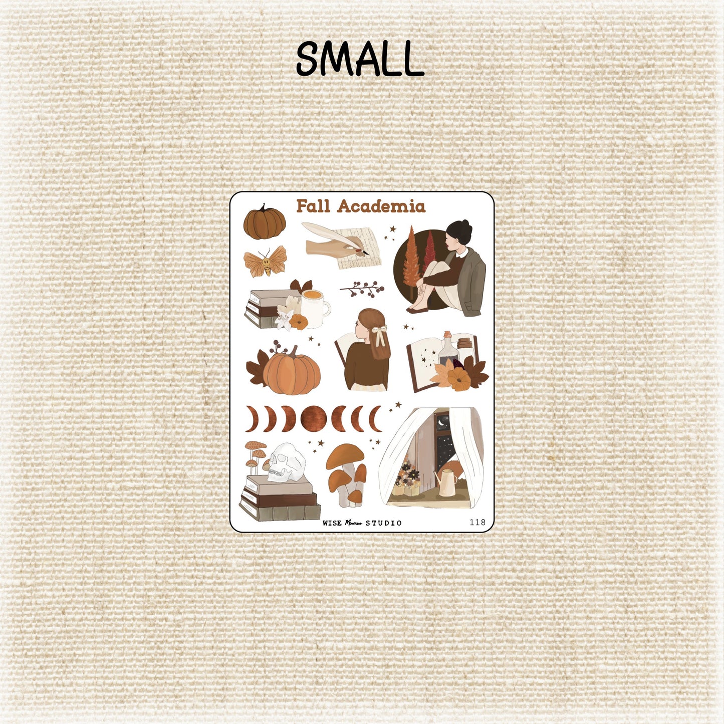 Fall Academia Stickers