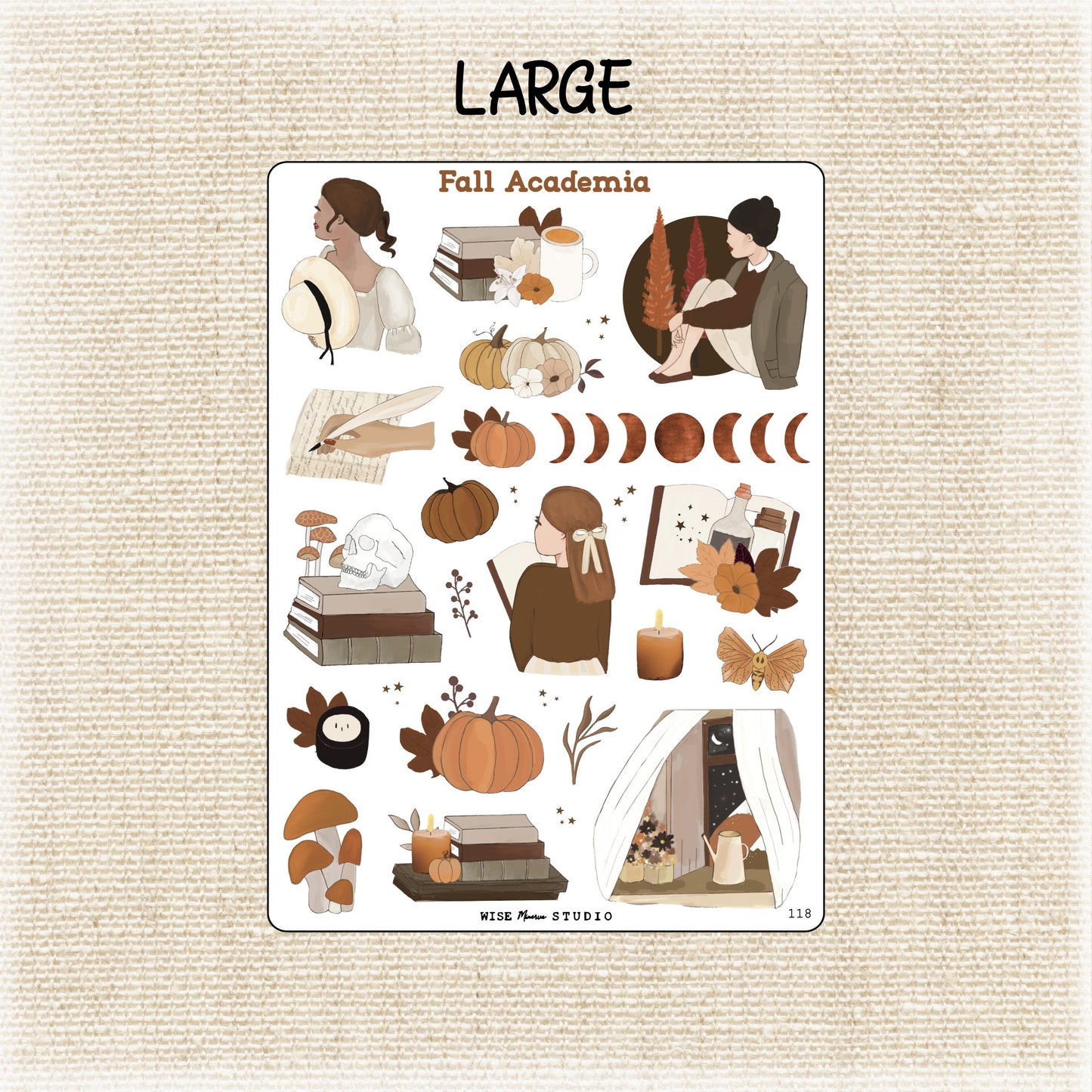 Fall Academia Stickers
