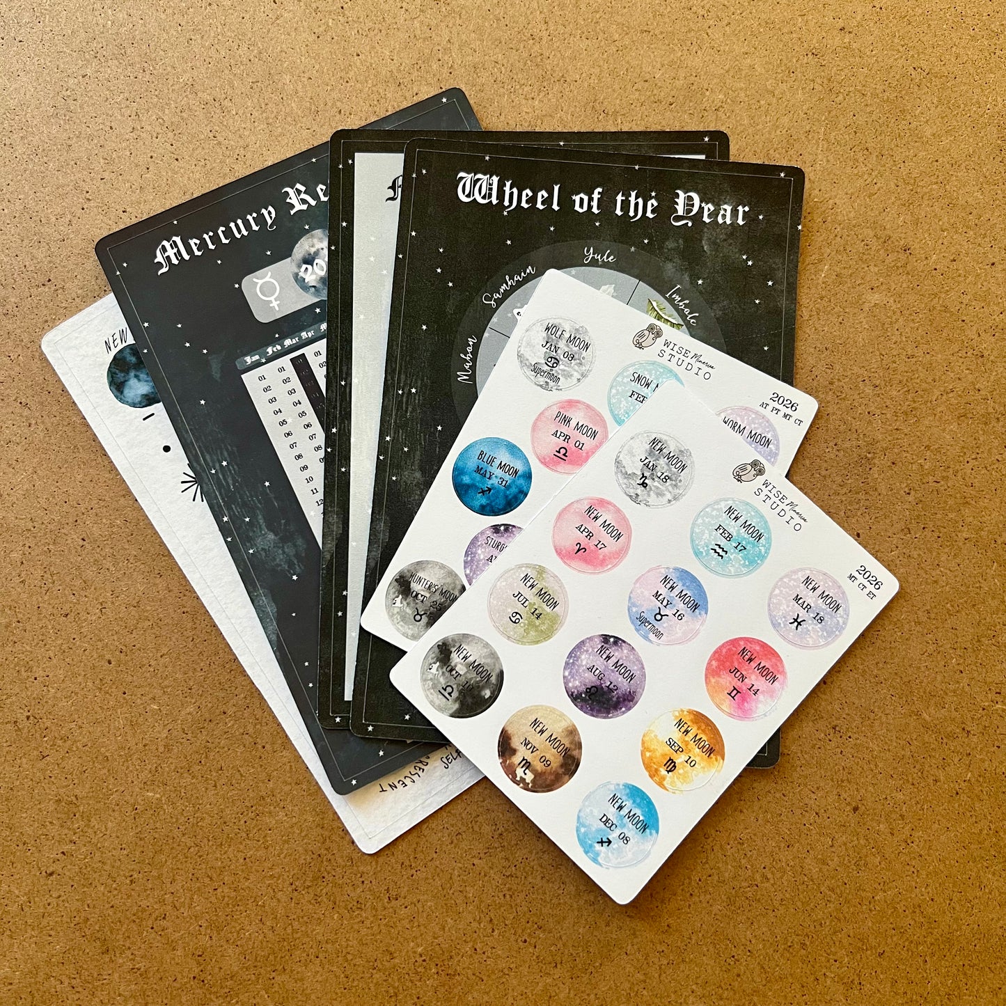 2026 BUNDLE CALENDARS Stickers