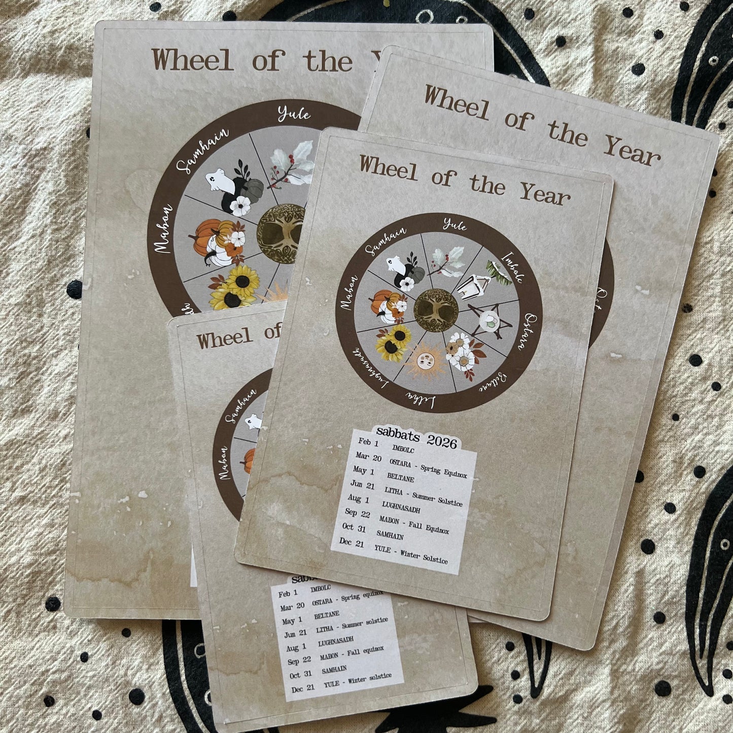 2026 Wheel of the Year Dashboard Sticker