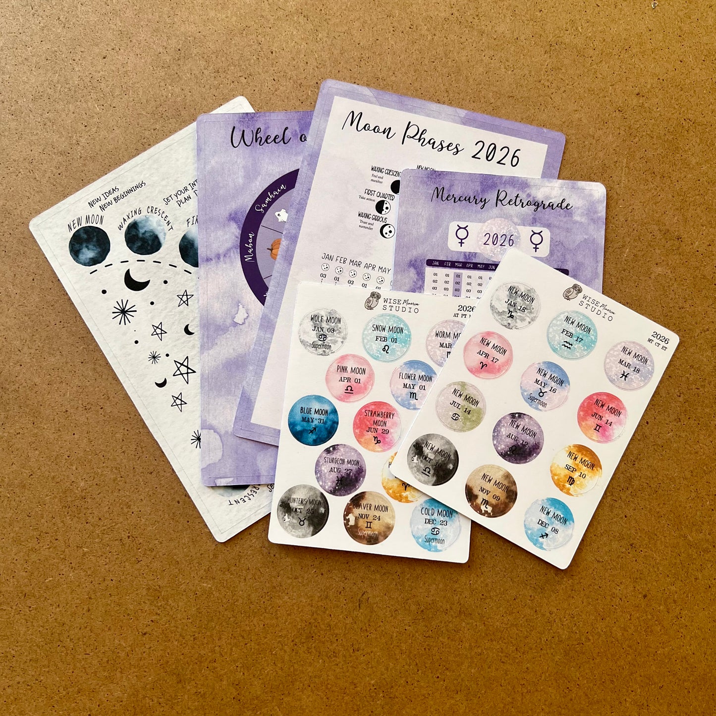 2026 BUNDLE CALENDARS Stickers