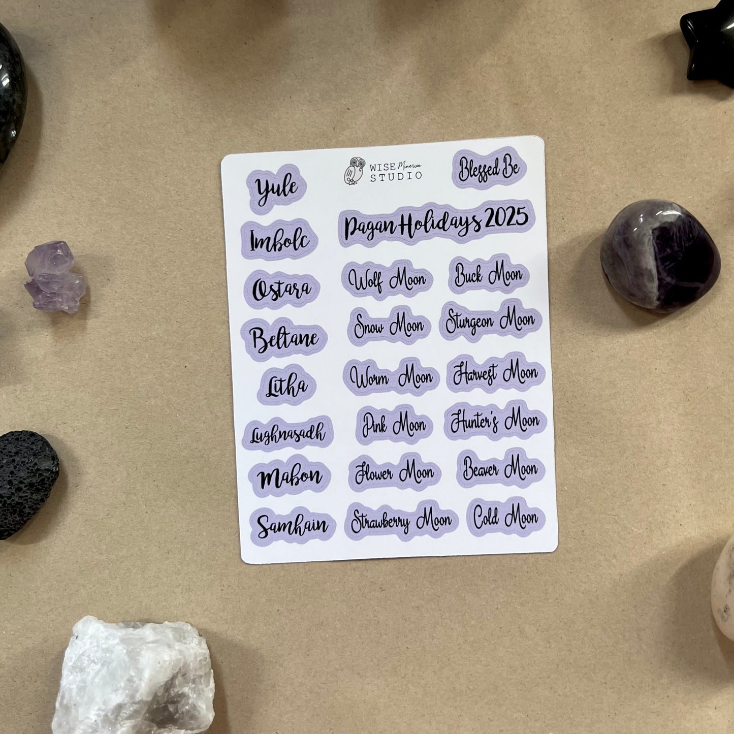 2025 Pagan Holidays Stickers