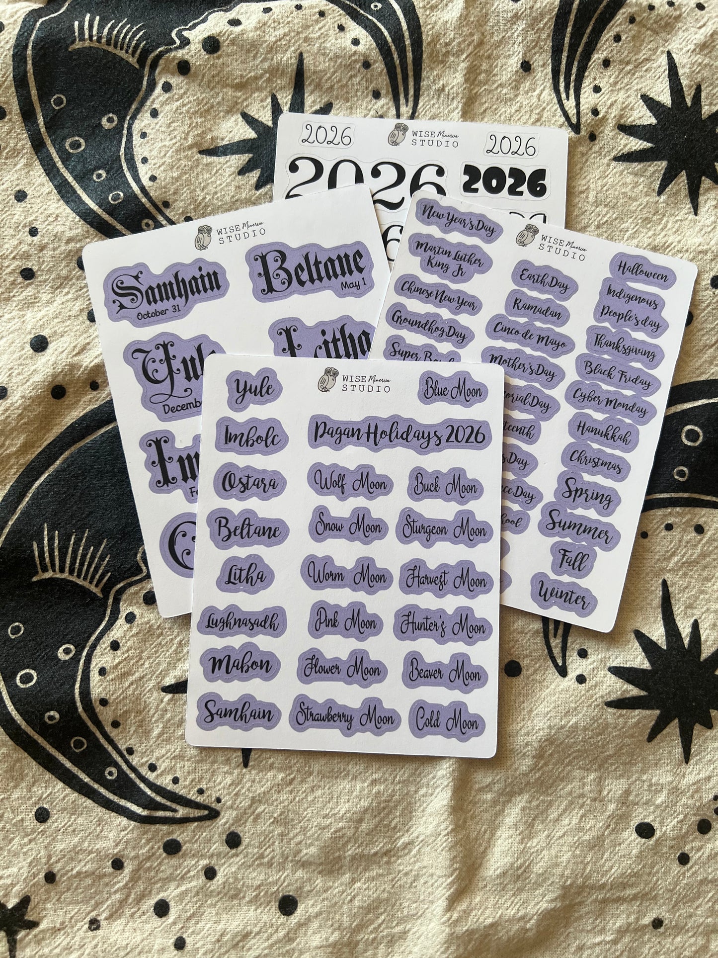 2026 BUNDLE Script Planner Stickers