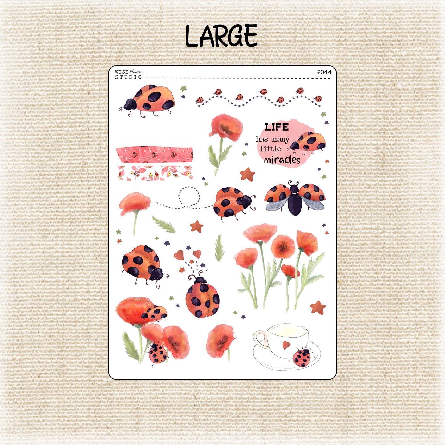 Ladybug Stickers