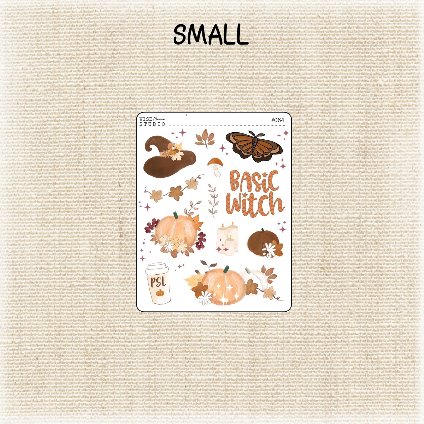 Basic Witch Planner Stickers