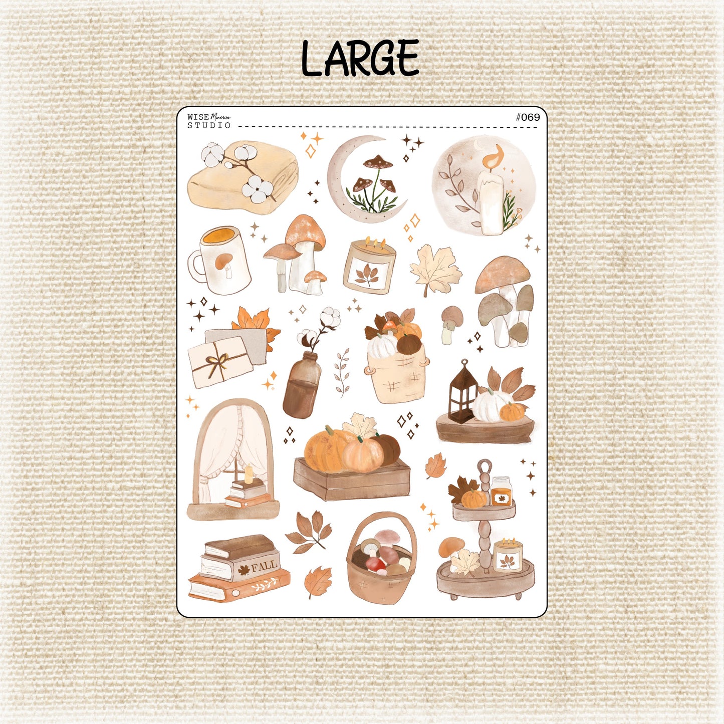 Hello Fall Planner Stickers