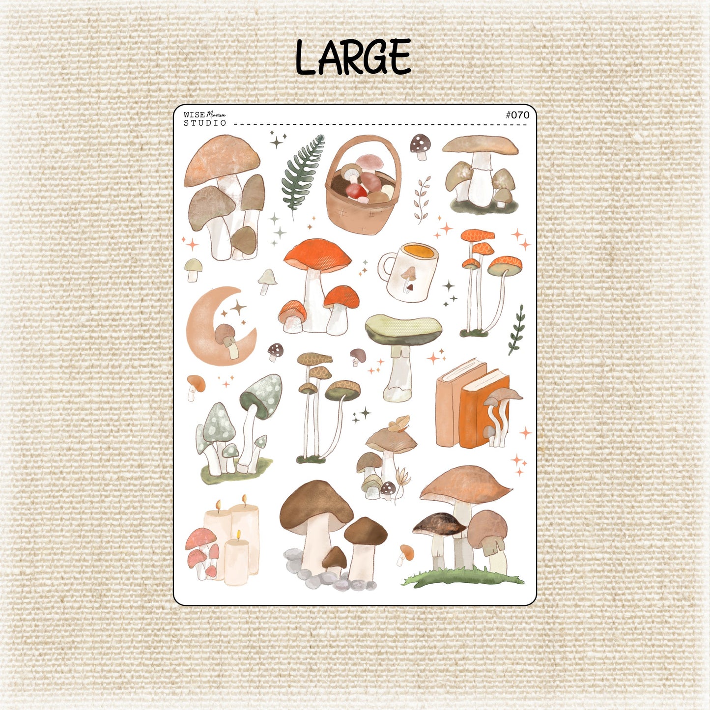 Magical Mushrooms Stickers
