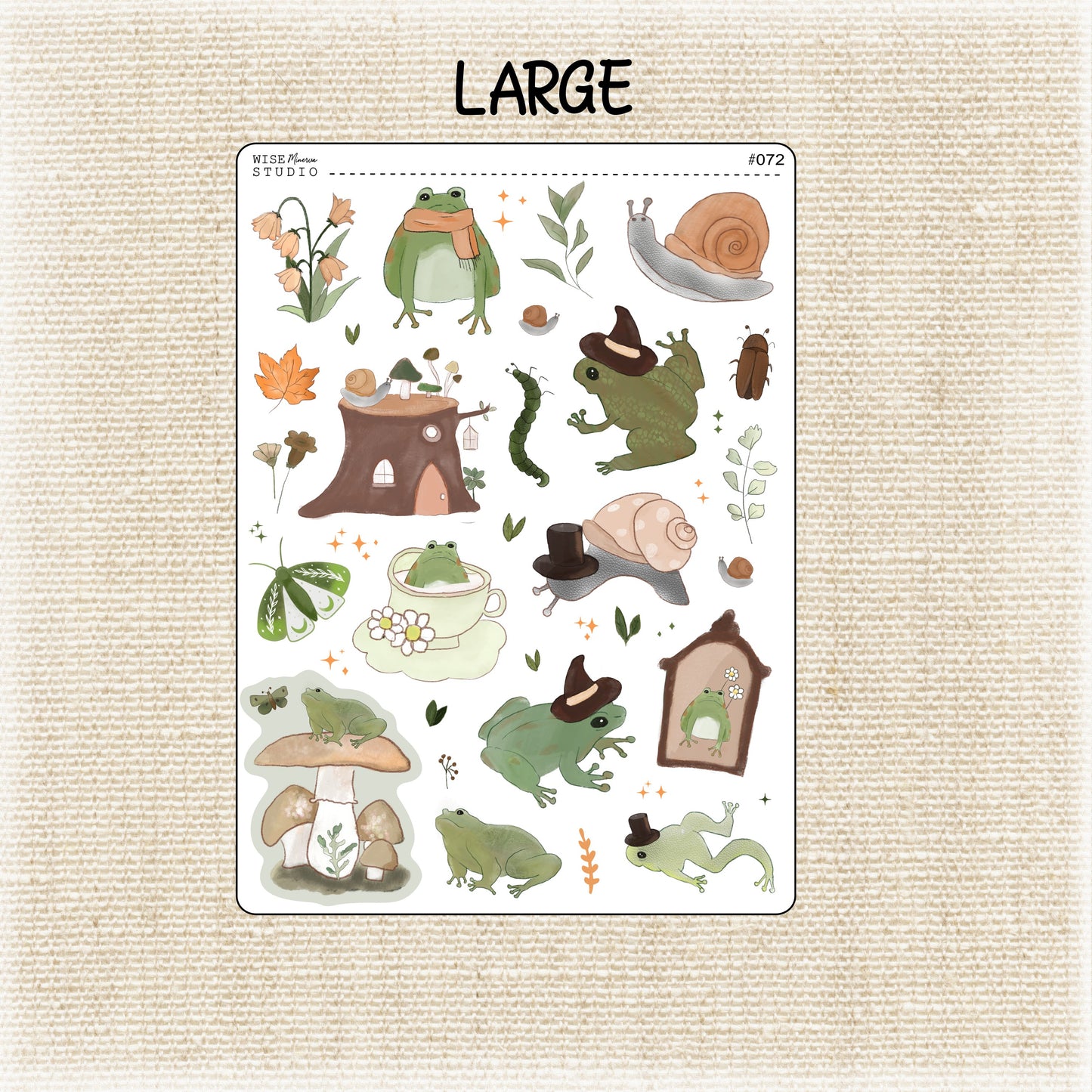 Toads and Snails Stickers