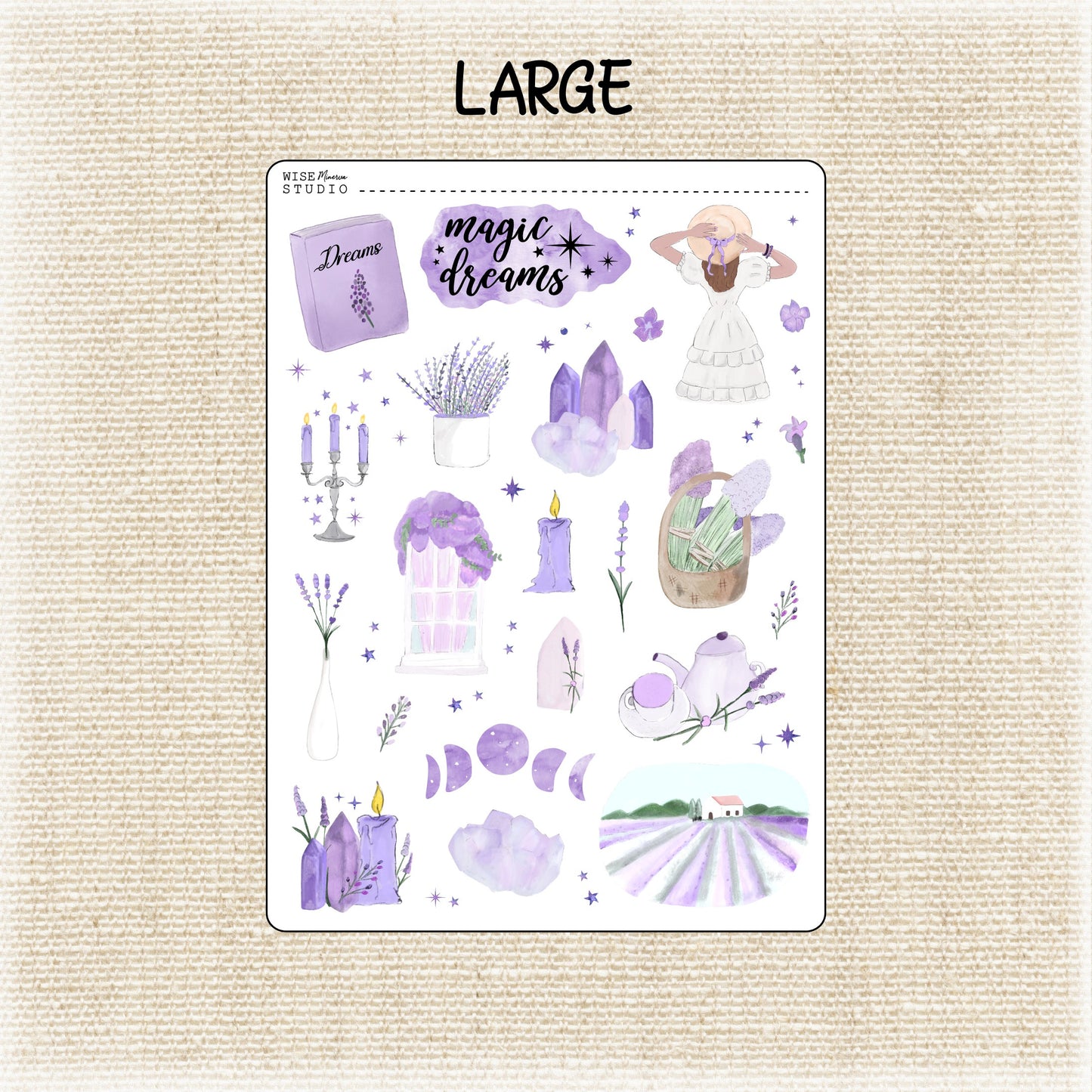 Lavender Dreams Stickers