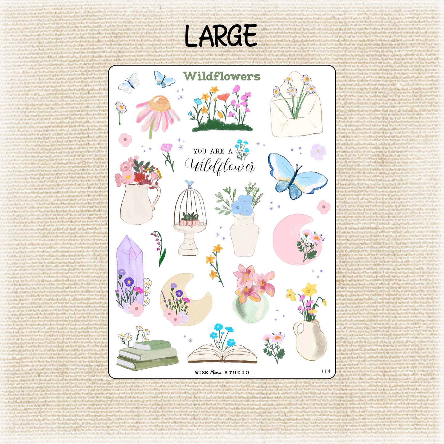 Wildflowers Stickers
