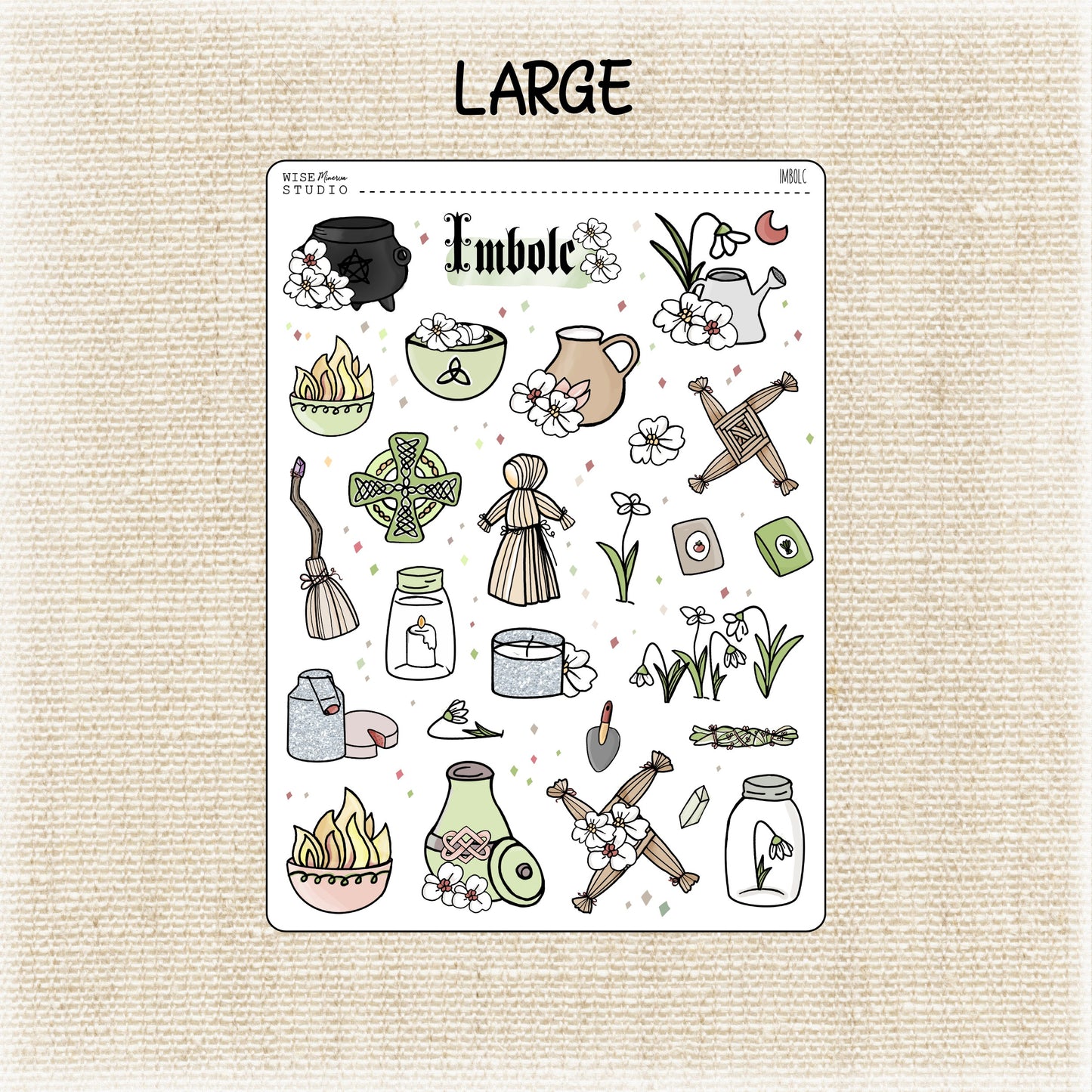 Pagan Sabbats Deco (2.0) Stickers BUNDLE LARGE