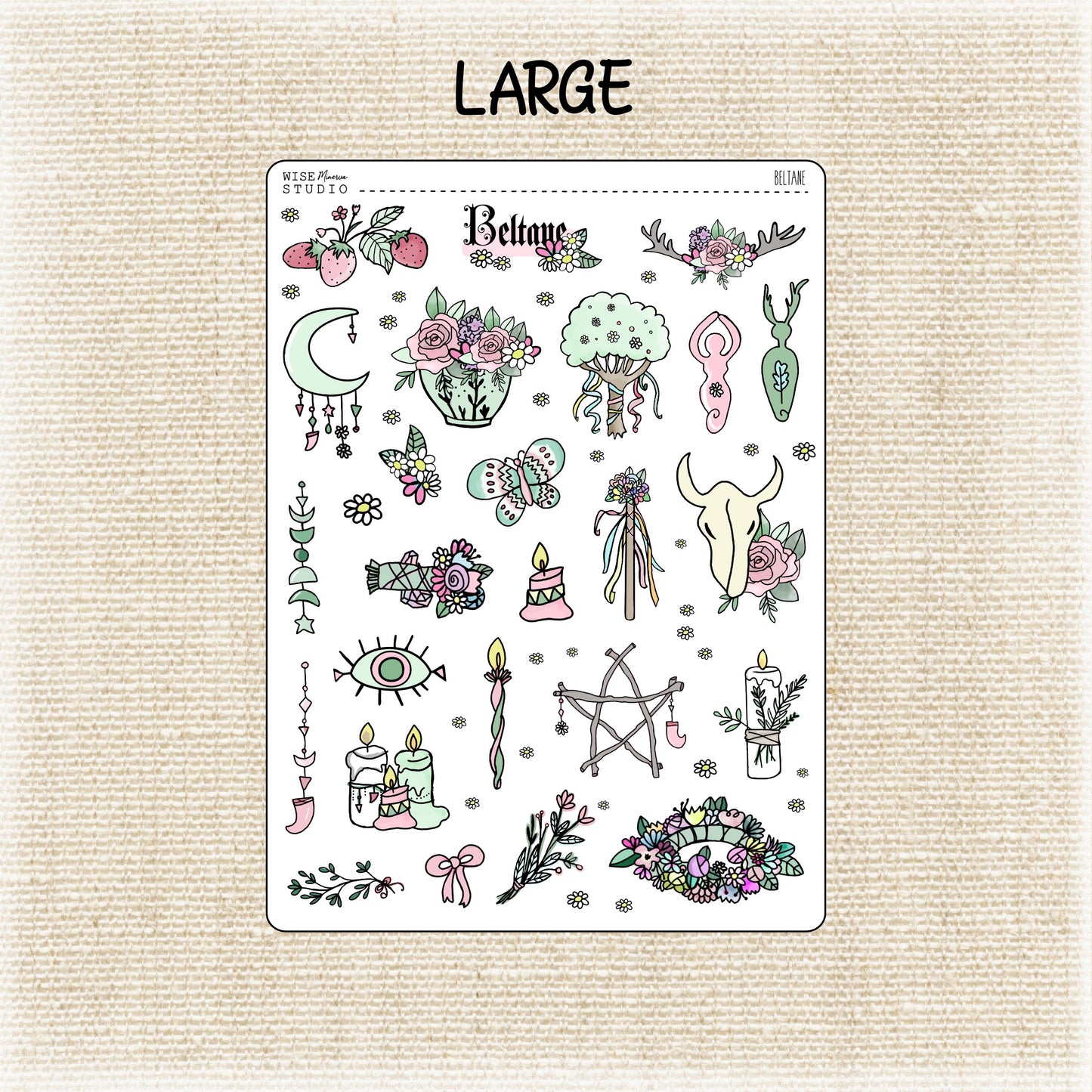Pagan Sabbats Deco (2.0) Stickers BUNDLE LARGE