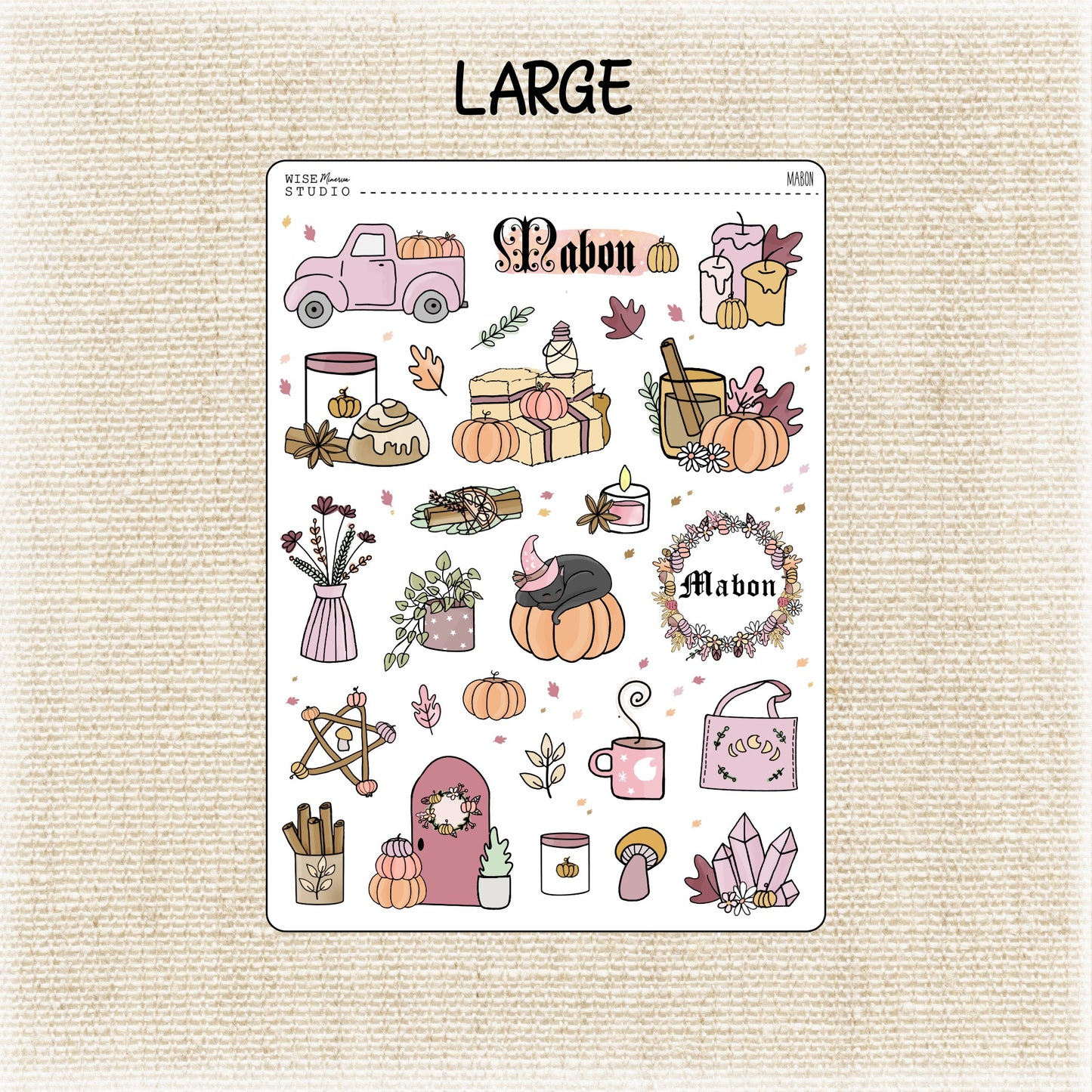 Pagan Sabbats Deco (2.0) Stickers BUNDLE LARGE