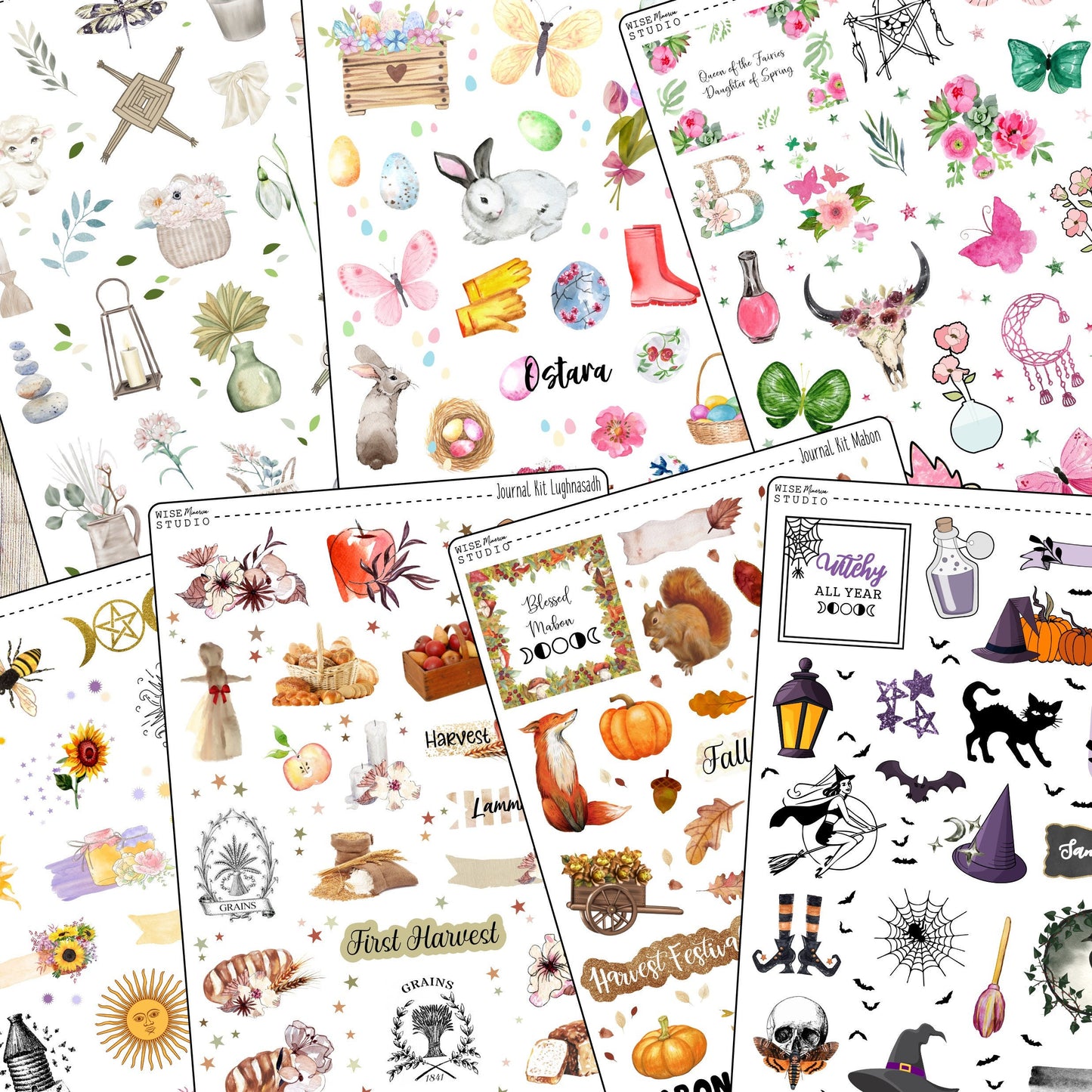 Sabbats Deco Stickers BUNDLE