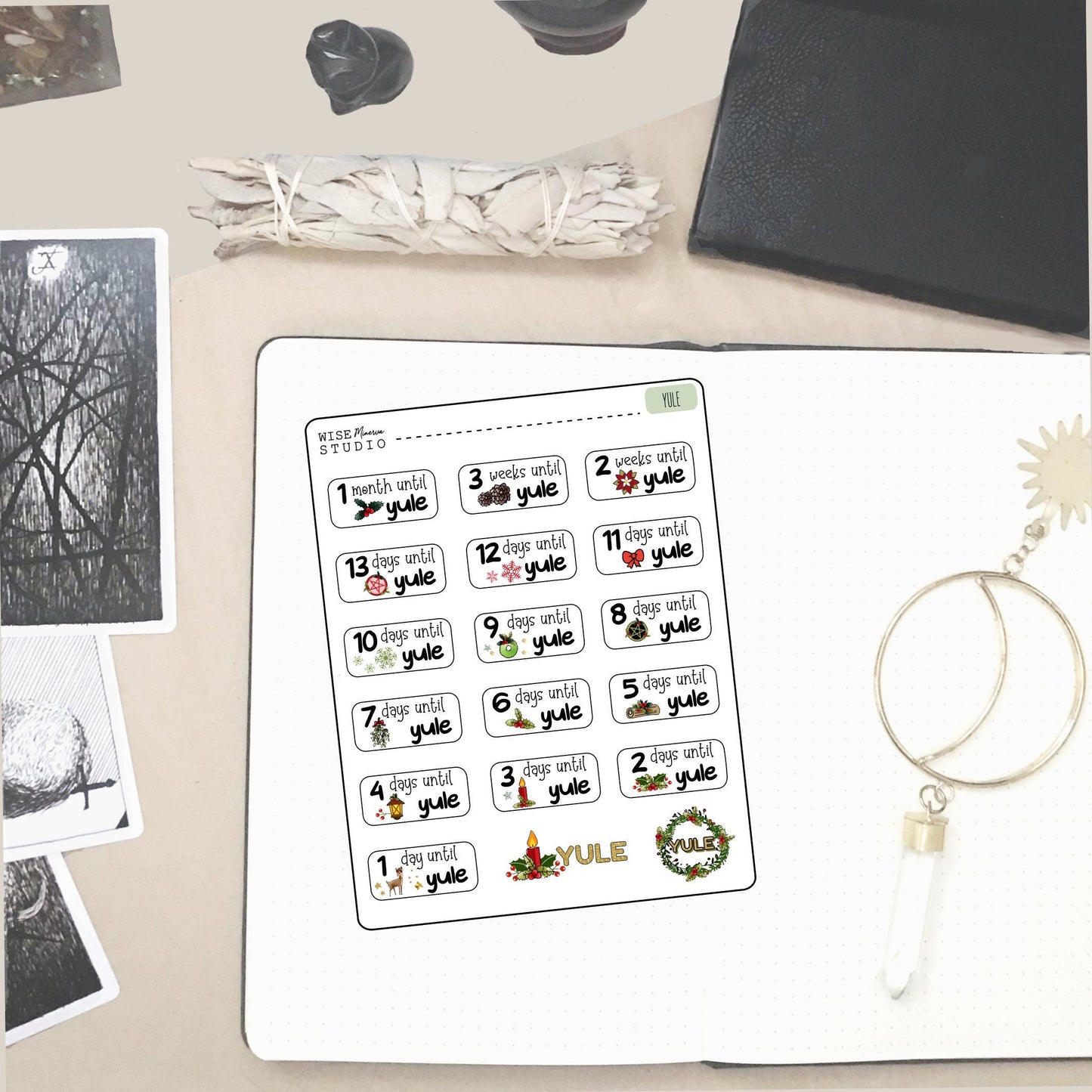 Countdown to Sabbats Stickers