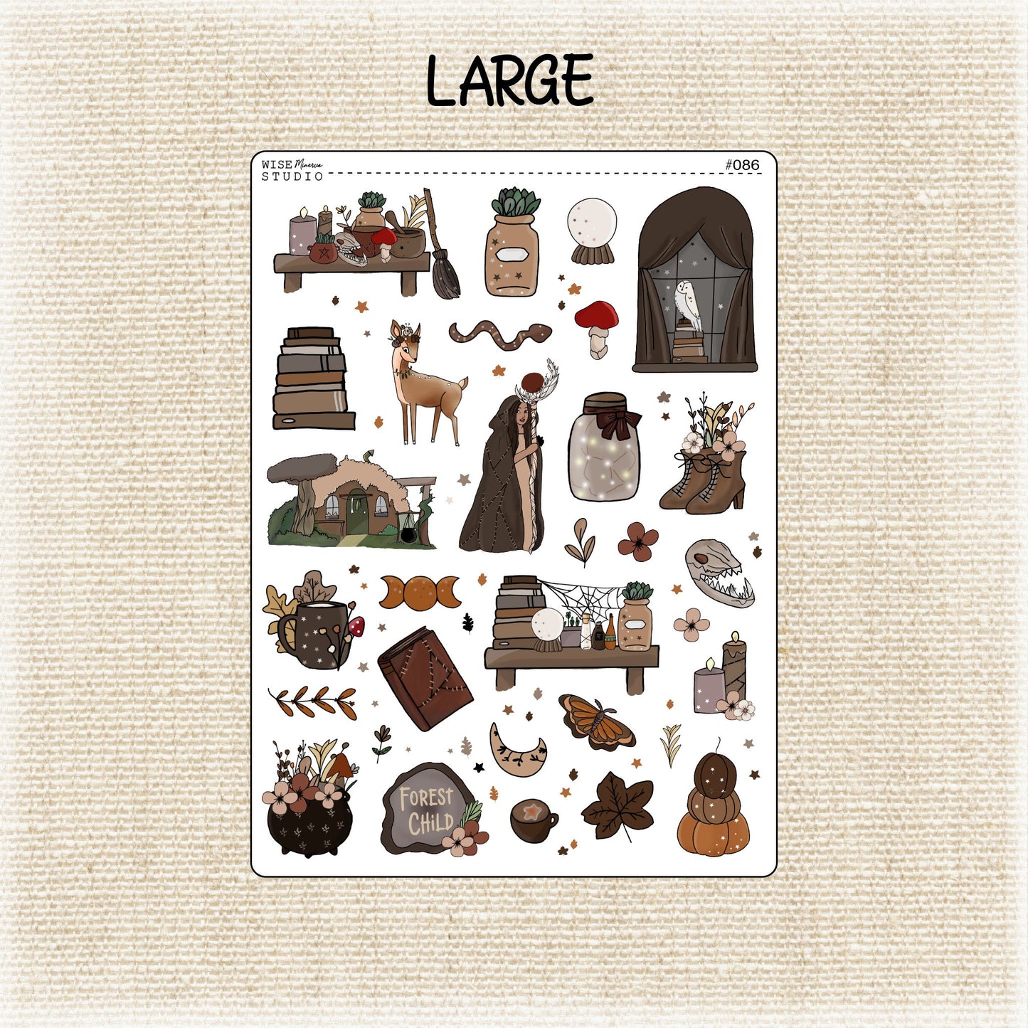 The Druidess Stickers