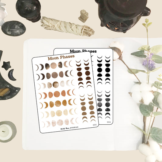 Moon Phases Planner Stickers