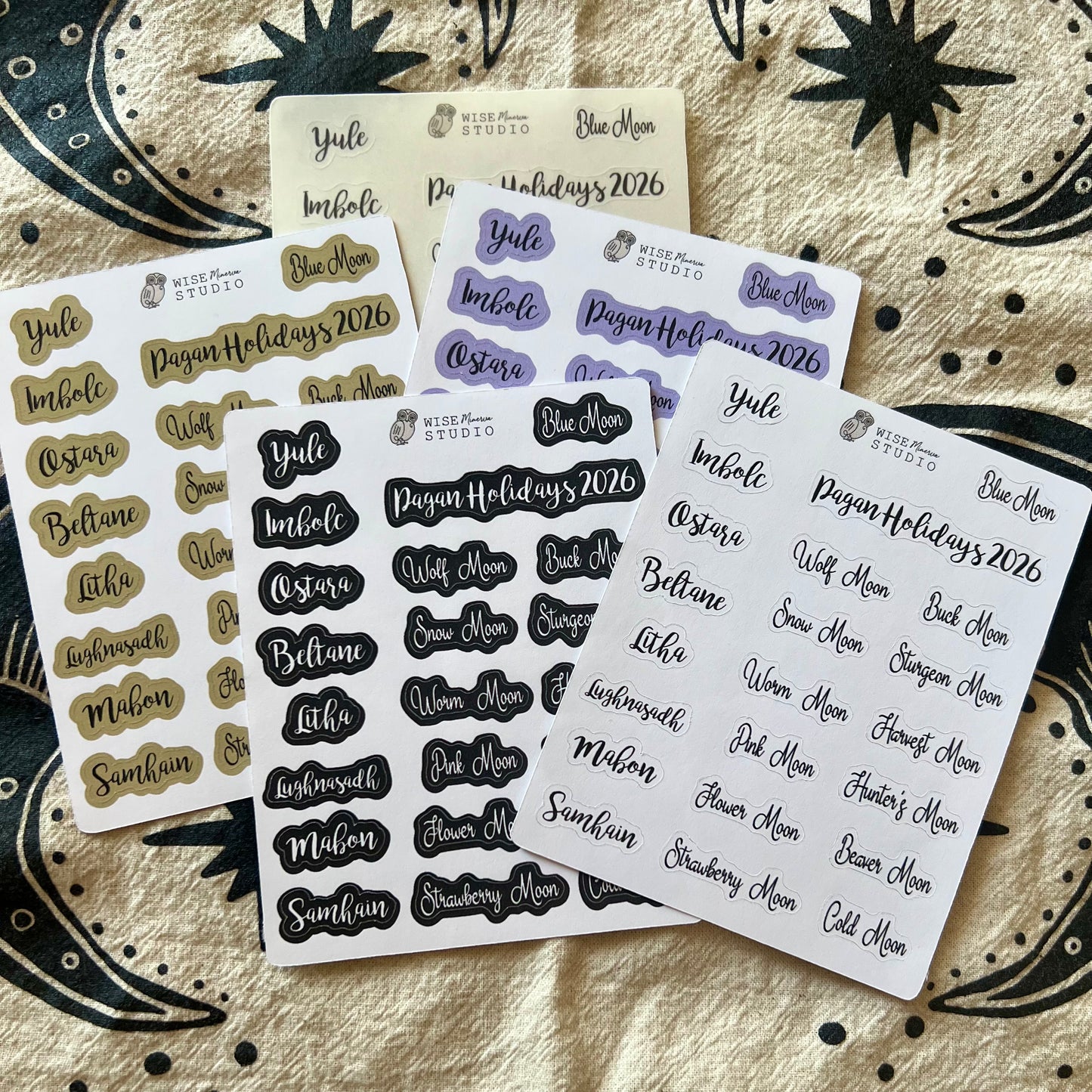 2026 Pagan Holidays Stickers