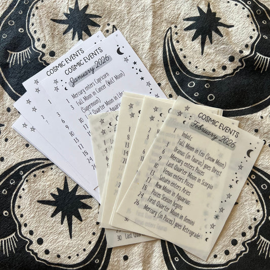 2026 Cosmic Events Stickers