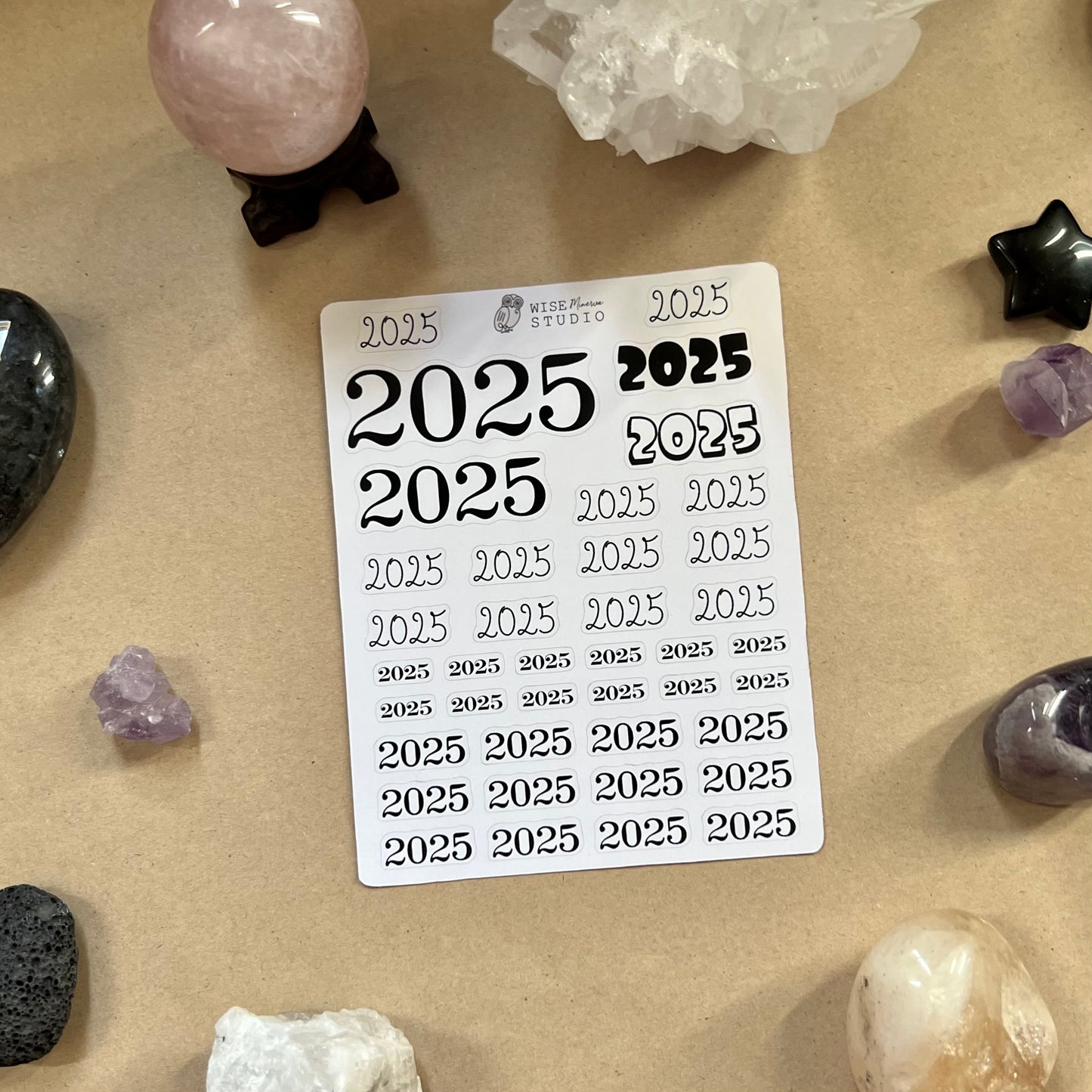 2025 Script Planner Stickers