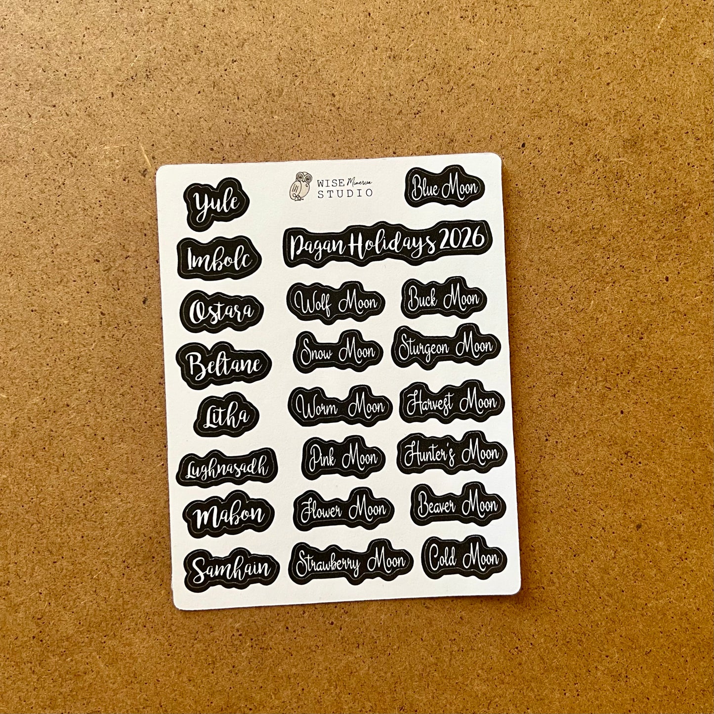 2026 Pagan Holidays Stickers