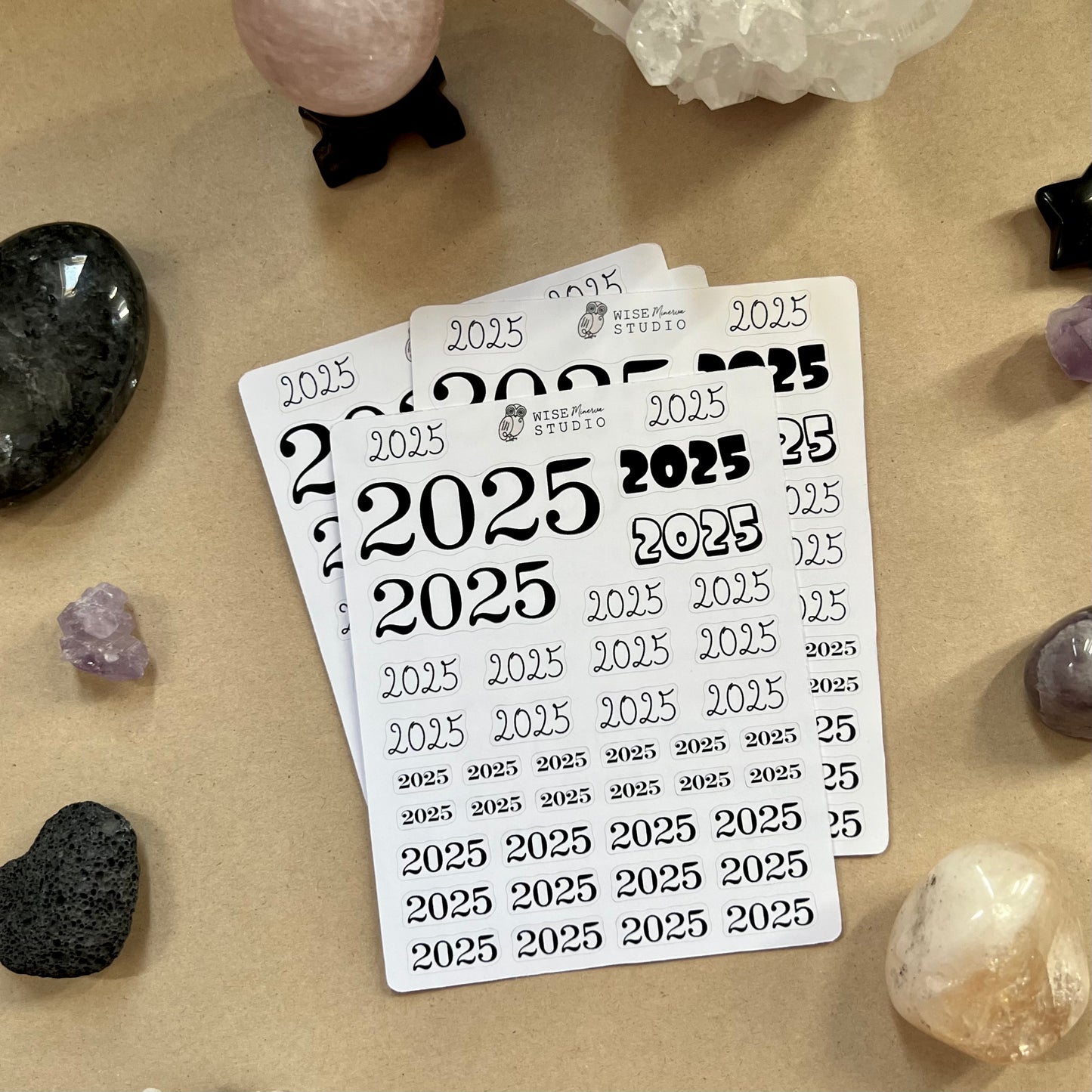 2025 Script Planner Stickers