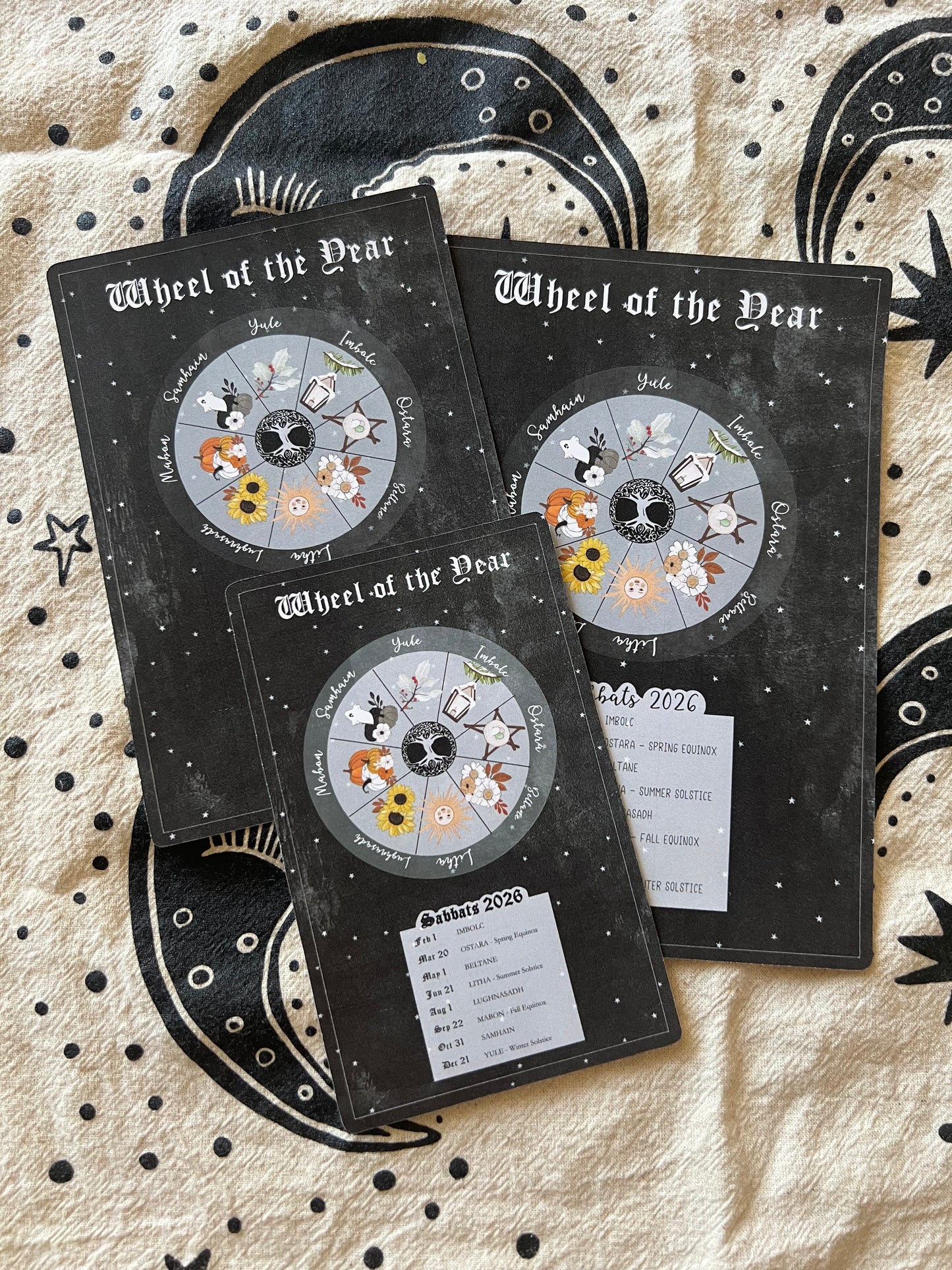 2026 Wheel of the Year Dashboard Sticker