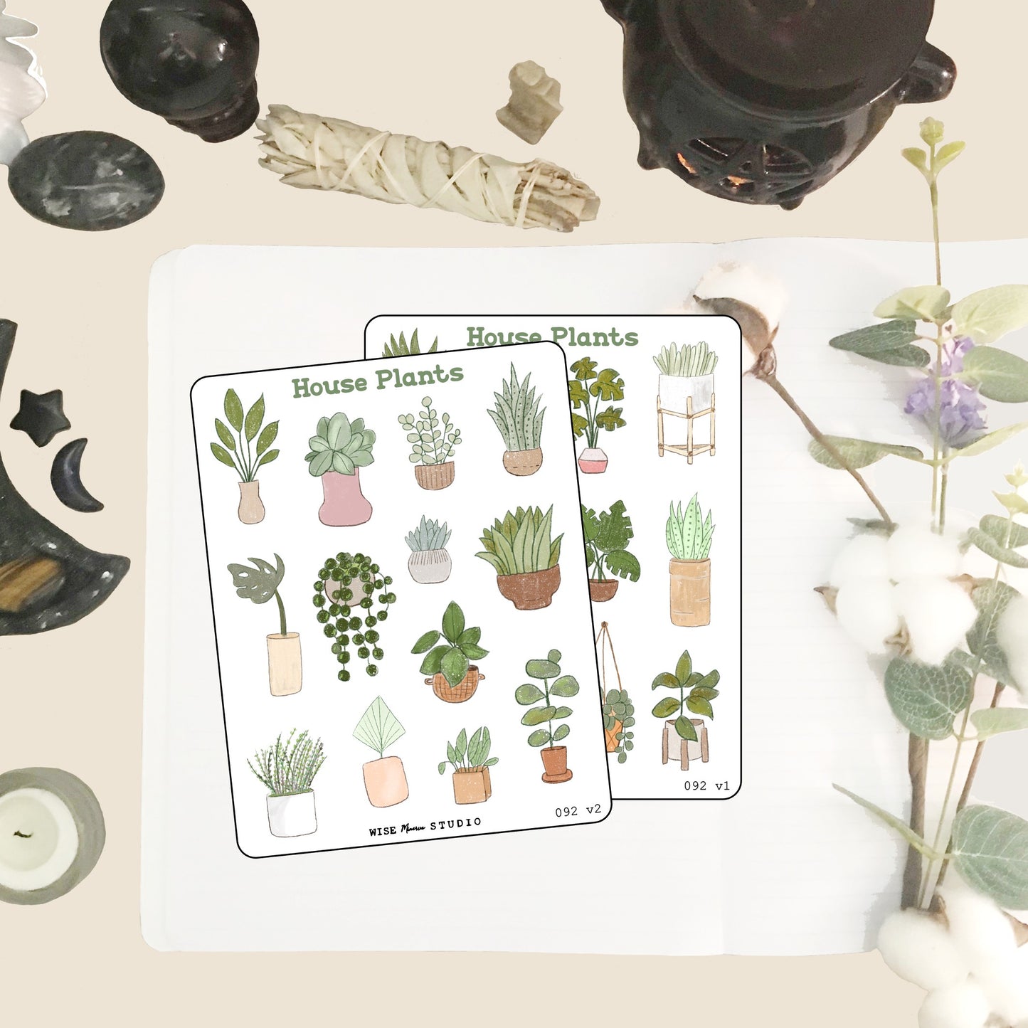 House Plants Stickers