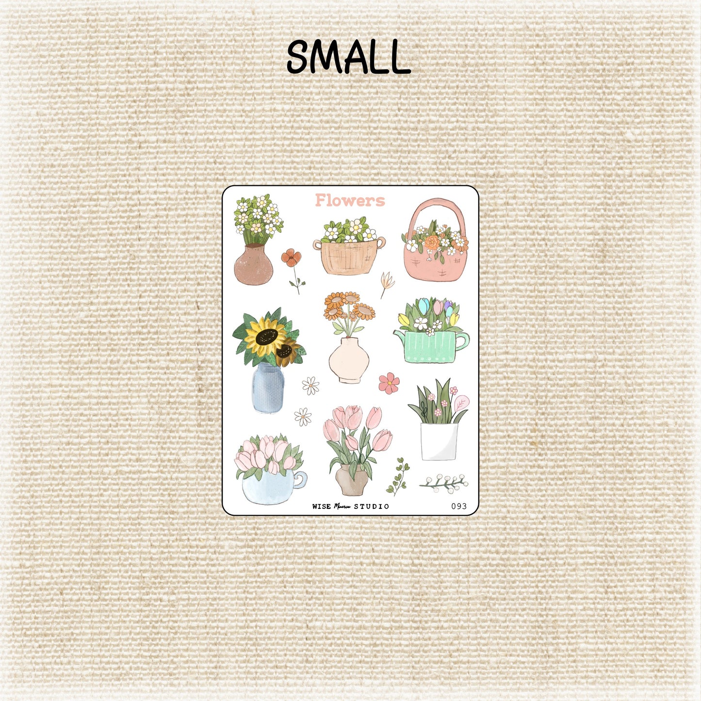 House Flowers Stickers